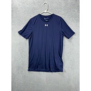 Under Armour Shirt Mens Small Navy Blue Locker Tee Athletic Short‎ Sleeve NEW C2